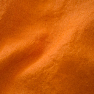 ヘンプ素材の風合いを優しく引き立てるネップの入った生地(ORANGE) ヘンプ素材の風合いを優しく引き立てるネップの入った生地(ORANGE)