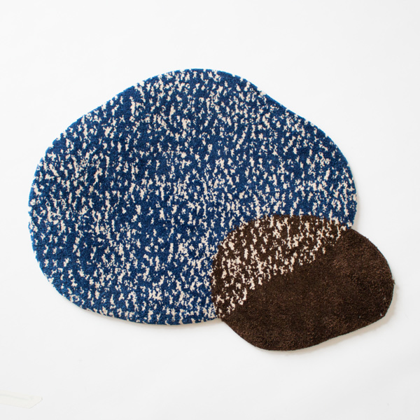 ラグ SESAME2 STONE RUG(BLUE)