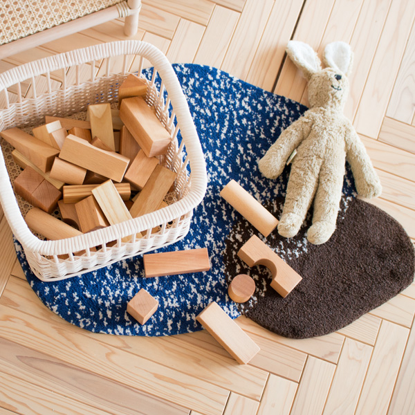 子ども部屋のプレイマットとして(BLUE) 子ども部屋のプレイマットとして(BLUE)