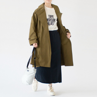 【未使用品】UNFOLK ベンタイル トレンチコート SIZE\"2\" 30 Ventile gabardine belted trench coat | UNF