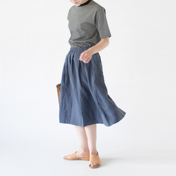 モデル身長162cm/BLUE/総丈70cm