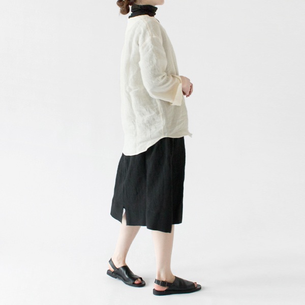 モデル身長162cm/BLACK/総丈70cm