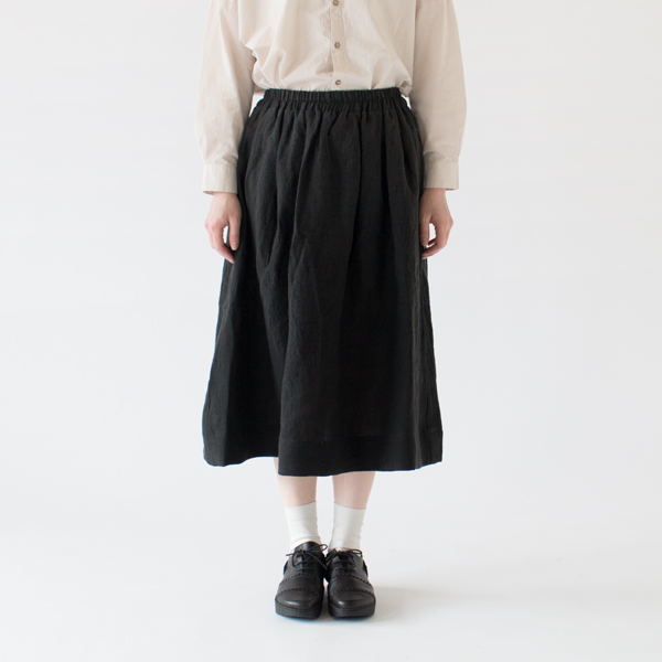 サイズイメージ(モデル身長162cm/BLACK/総丈75cm)