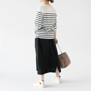 モデル身長162cm/BLACK/総丈80cm モデル身長162cm/BLACK/総丈80cm
