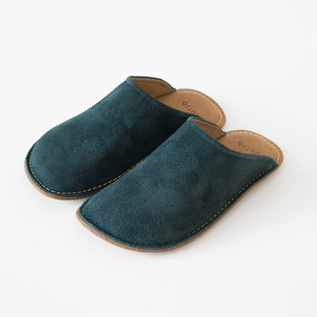 レザースリッパ NAVY