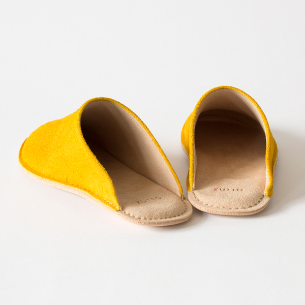 レザースリッパ YELLOW