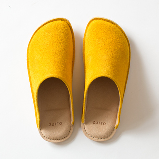 レザースリッパ YELLOW