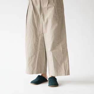 レザースリッパ NAVY レザースリッパ NAVY