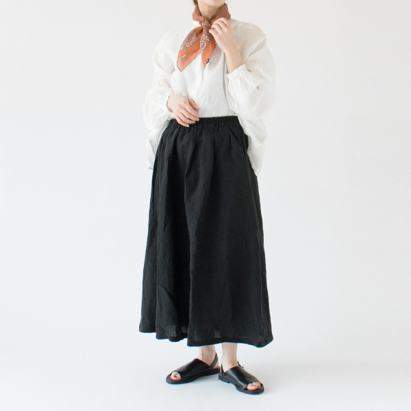 モデル身長162cm/BLACK/総丈85cm