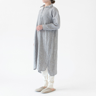 【新品未使用】フォグリネンワーク　ワンピース　ストライプfoglinenwork 楽天市場】フォグリネンワーク fog linen work リネンストライプ