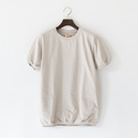 クルーネック ショートスリーブ Tシャツ MILK.GRY