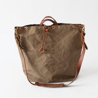 CANVAS×LEATHER MAIL PURSE BAG LARGE