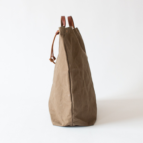 CANVAS×LEATHER MAIL PURSE BAG LARGE(OLIVE DRAB)