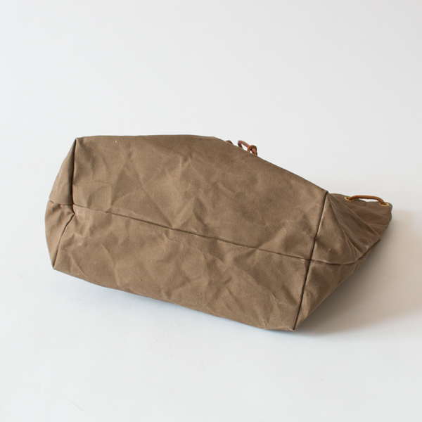 CANVAS×LEATHER MAIL PURSE BAG LARGE(OLIVE DRAB)
