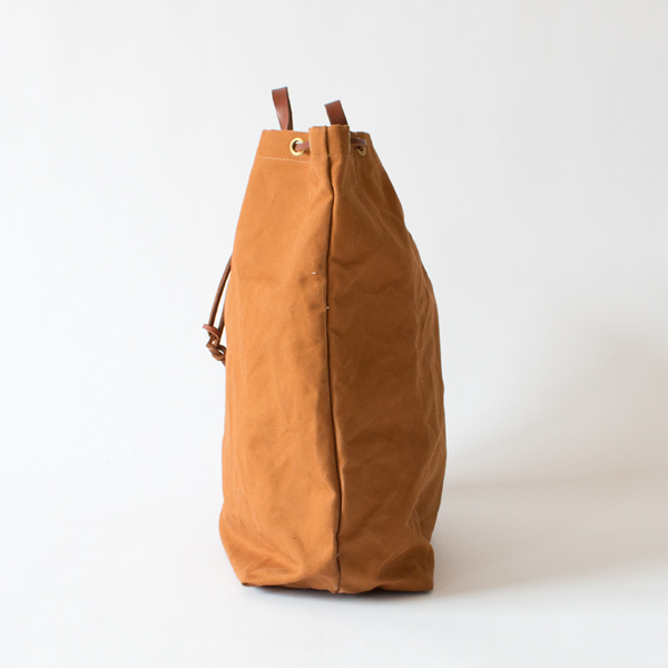 CANVAS×LEATHER MAIL PURSE BAG LARGE(KHAKI)