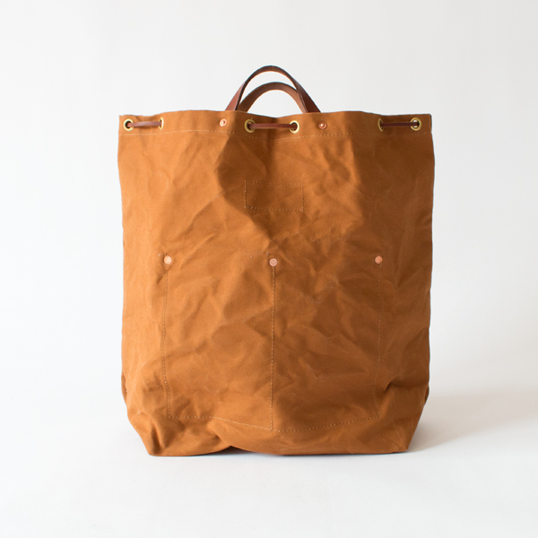 CANVAS×LEATHER MAIL PURSE BAG LARGE(KHAKI)