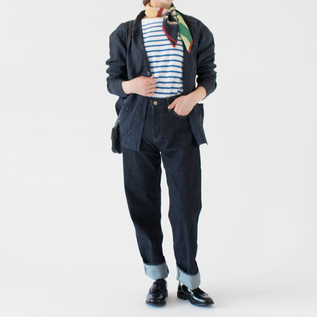 ヴィンテージ感漂うジャケット(NAVY S・身長162cm) ヴィンテージ感漂うジャケット(NAVY S・身長162cm)