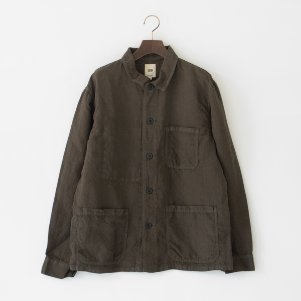HEMP SHIRT JK(OLIVE)