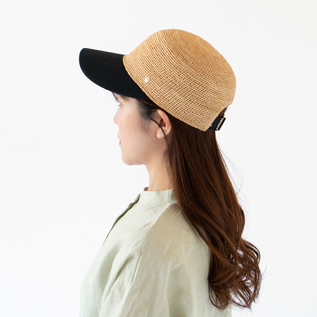 コットン・ラフィアキャップ Vivette／HELEN KAMINSKI（ヘレン