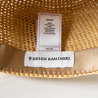 コットン・ラフィアキャップ Vivette／HELEN KAMINSKI（ヘレンカミン