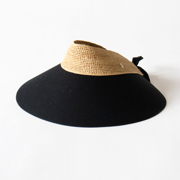 ラフィアサンバイザー Rosalie ラフィアサンバイザー Rosalie