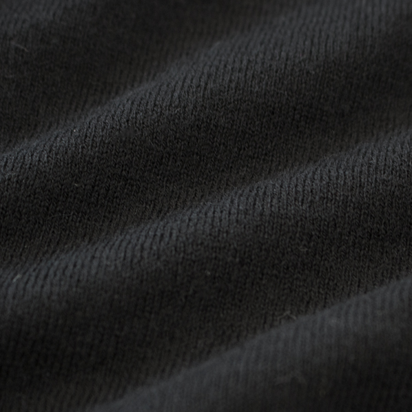薄手の軽やかなコットンヤク素材(BLACK)