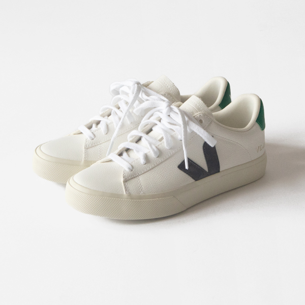 38スニーカー CAMPO EXTRA WHITE BLACK EMERAUDE