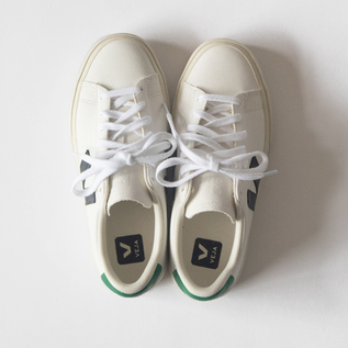 スニーカー CAMPO EXTRA WHITE BLACK EMERAUDE
