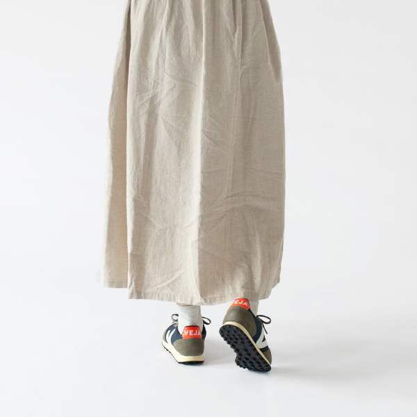 スニーカー RIO BRANCO NAUTICO WHITE ORANGE FLUO