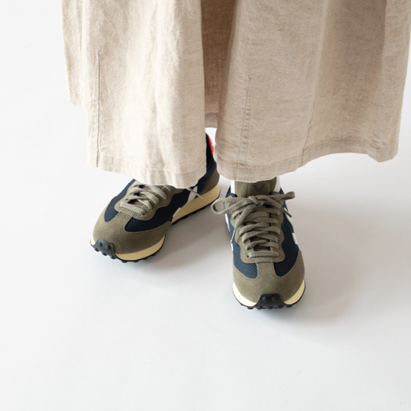 スニーカー RIO BRANCO NAUTICO WHITE ORANGE FLUO