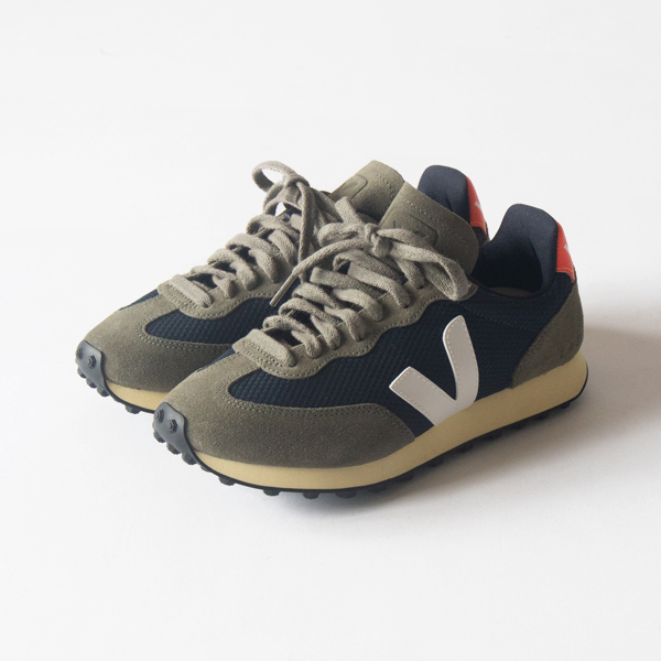 スニーカー RIO BRANCO NAUTICO WHITE ORANGE FLUO