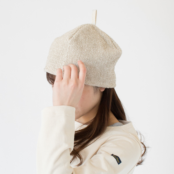 サウナハット(WHITE LINEN)
