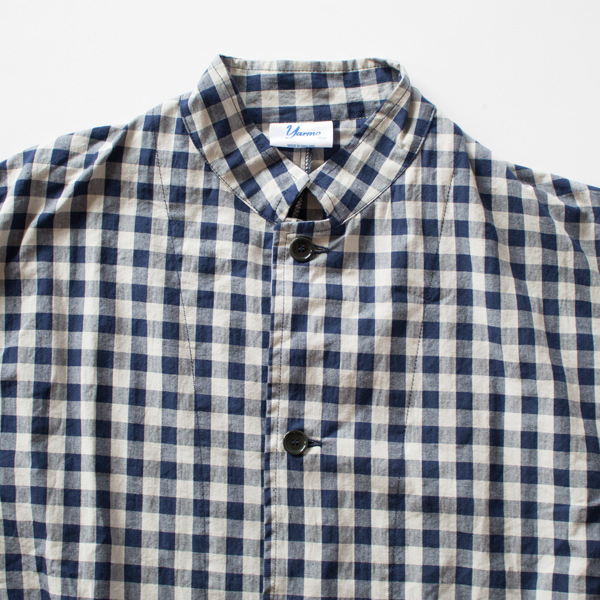 ビックコート(GINGHAM BLUE GREY)