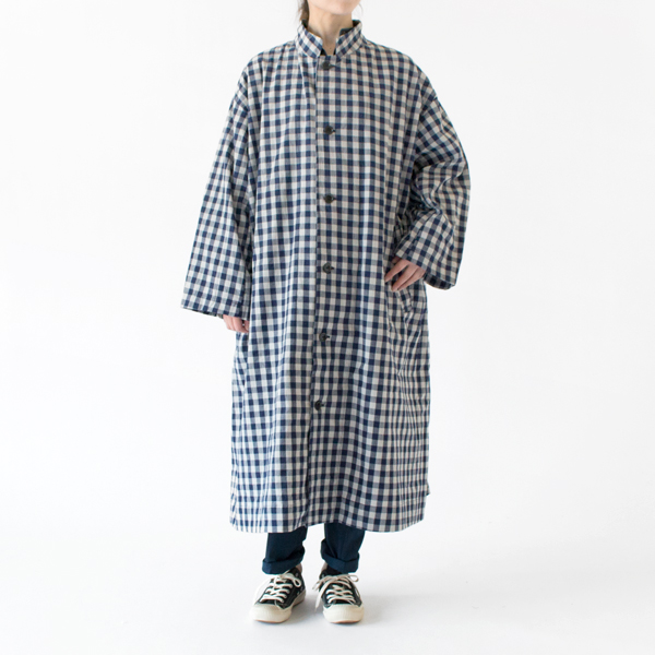 身長：162cm(GINGHAM BLUE GREY)