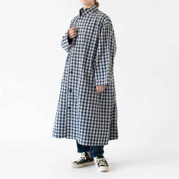 身長：162cm(GINGHAM BLUE GREY)