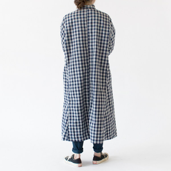身長：162cm(GINGHAM BLUE GREY)