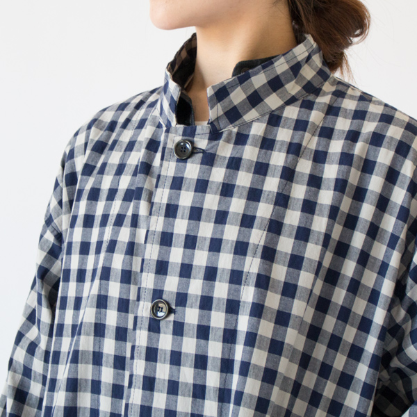 身長：162cm(GINGHAM BLUE GREY)