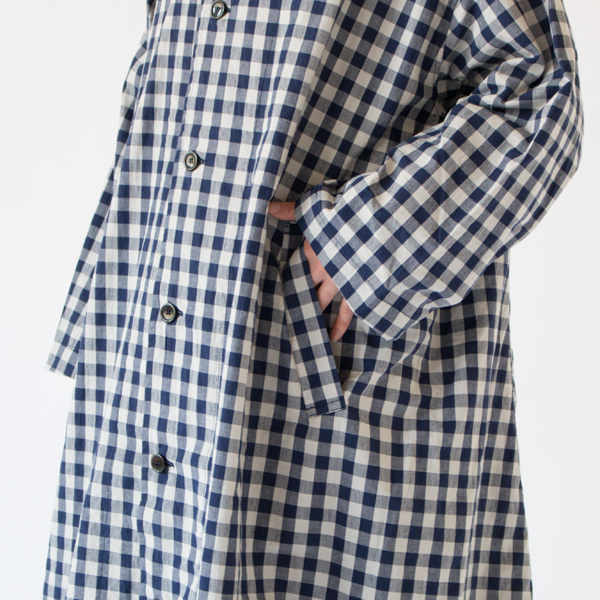 身長：162cm(GINGHAM BLUE GREY)