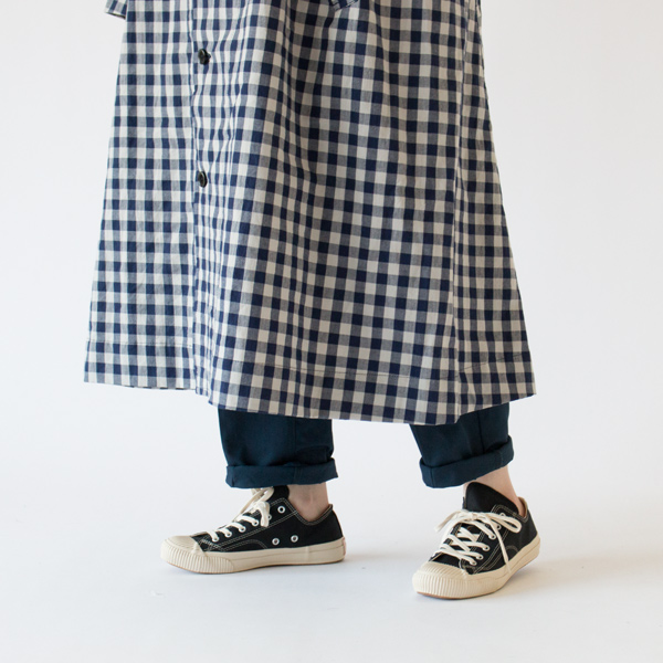 身長：162cm(GINGHAM BLUE GREY)