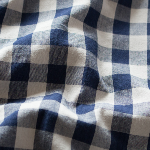 ワークジャケット(GINGHAM BLUE GREY)