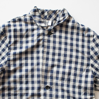 ワークジャケット(GINGHAM BLUE GREY) ワークジャケット(GINGHAM BLUE GREY)