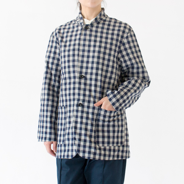 身長：162cm(GINGHAM BLUE GREY)