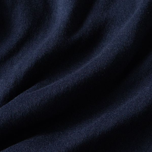 綿でカシミヤのような肌触り(NAVY)
