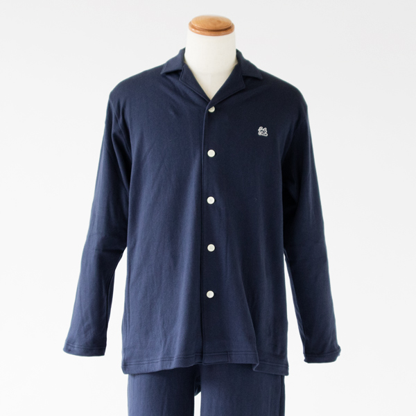 メンズパジャマ上下セット(NAVY)