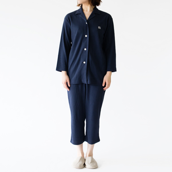 パジャマ 7分袖上下セット（身長162cm、Mサイズ着用）