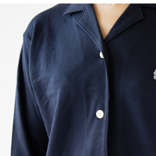 着脱しやすい大きさのボタン(NAVY)