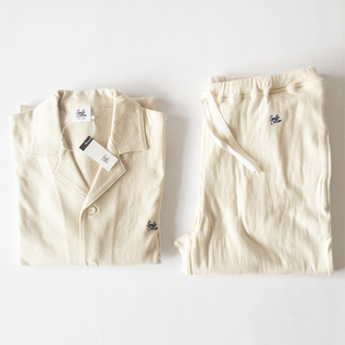 メンズパジャマ上下セット(LIGHT BEIGE) メンズパジャマ上下セット(LIGHT BEIGE)