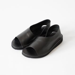 オープントゥシューズ BLACK VIBRAM オープントゥシューズ BLACK VIBRAM