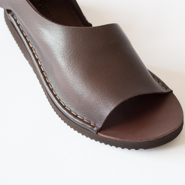 オープントゥシューズ BROWN オープントゥシューズ BROWN