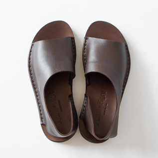オープントゥシューズ BROWN VIBRAM／Punto Pigro（プント ピグロ